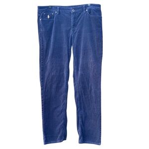 Ralph Lauren Women's Sport Navy Corduroy Pants Preppy Y2K, Size 12